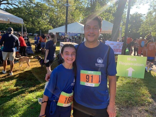 The Reyes' participate in 1st Annual Lawyers Run/Walk for the Valerie Fund